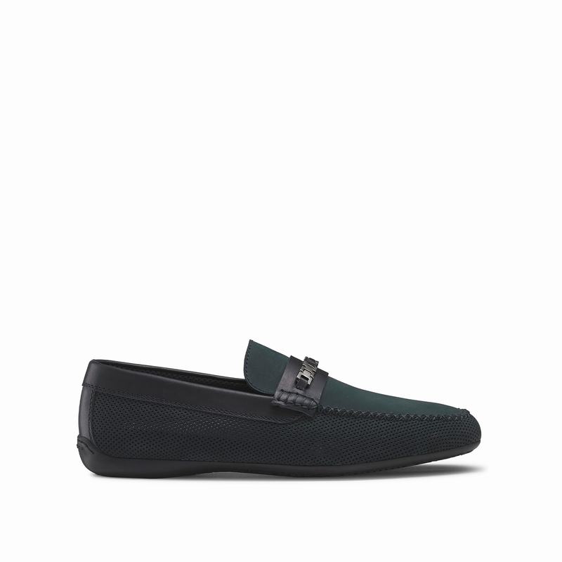 Russell & Bromley Crossover Slip-On Loafers Men's Blue [WAL2913PK]